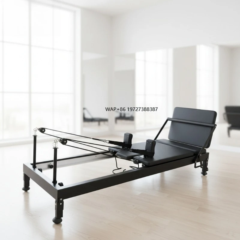 Workout Portable Pilates Reformer for Fitness and Studio Use With Hip and Back Support and 400lbs Capacity