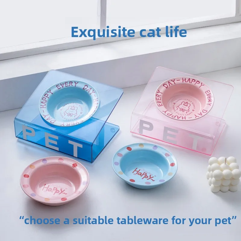 ciotola-per-animali-domestici-in-ceramica-a-forma-di-ufo-coreana-con-supporto-in-acrilico-per-protezione-del-collo-contenitore-per-cibo-e-acqua-per-gatti-e-cani