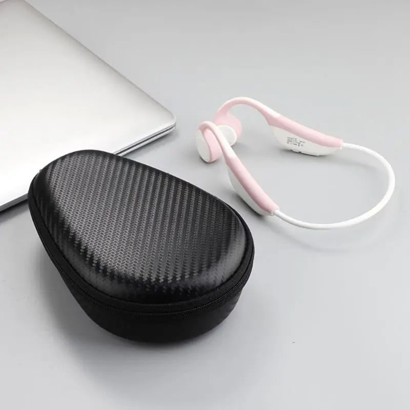 Headset for Case for AS800 AS600 Headphone Protector Storage PU EVA Bag with Zipper Easy to Open