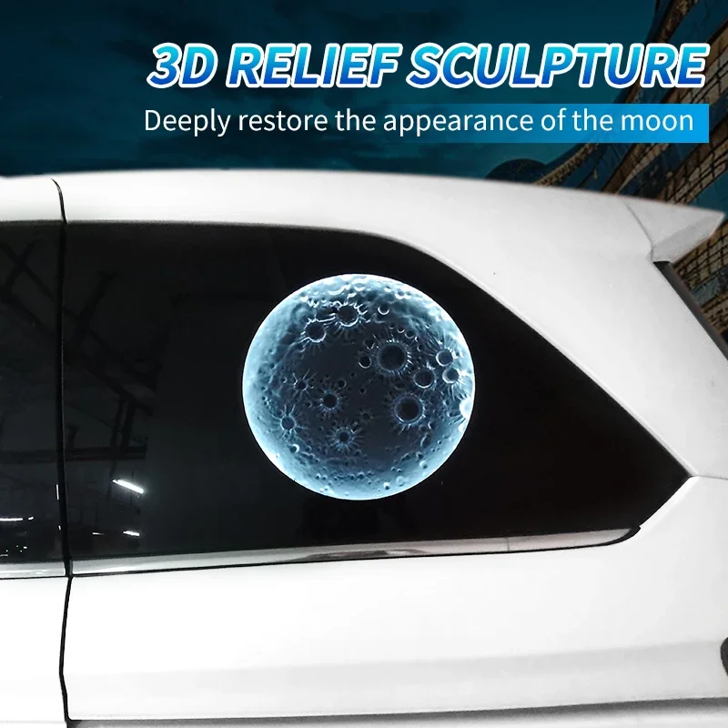 Universal Car LED Decorative Lights Creative Moon Luminous Interior Light USB Connect To Power Auto Accessories