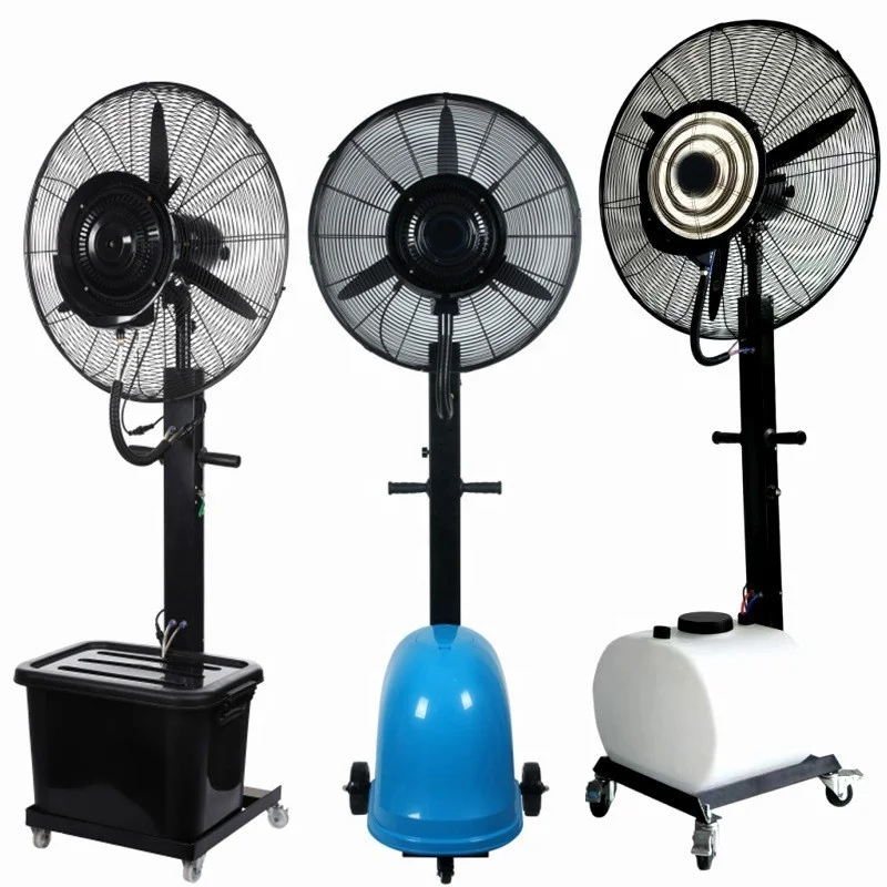 26 Inch New Summer Water Mist Fan Office Home Cooling Water Mist Fan for Commercial and Industrial