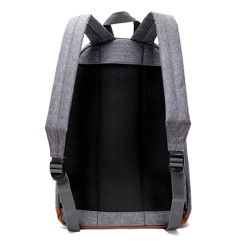 TINYAT Men's Casual Large Capacity Backpack With USB Water Resistant School Bag Bookbag Back School For Daily Use Travel