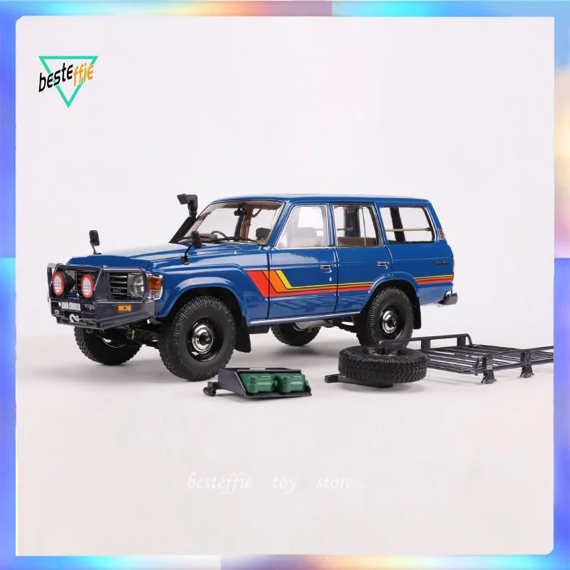 Kyosho 1/18 Toyota Land Cruiser Suv Off Road Vehicle Lc60 Simulation Alloy Cars Model Room Display Boy Collection Birthday Gift