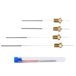 RAMPS 5pcs Nozzle Cleaning Needles Special Drill Cleaner 0.15mm 0.2mm 0.3mm 0.4mm Drill For MK8 V6 Nozzle 3D Printers Parts