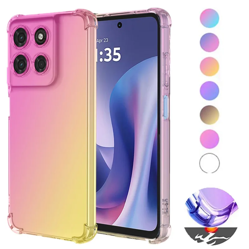 Gradient Airbag TPU Case for Motorola G67 G77 G17 G57 Power 