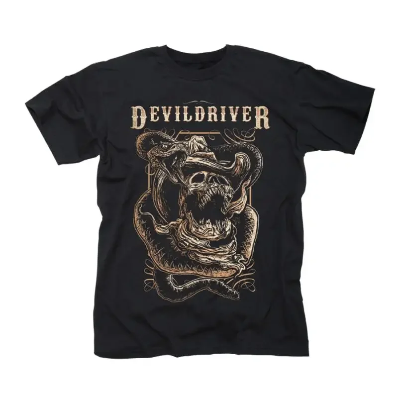 Sale Vtg Devildriver Band Cotton Black All Size T Shirt