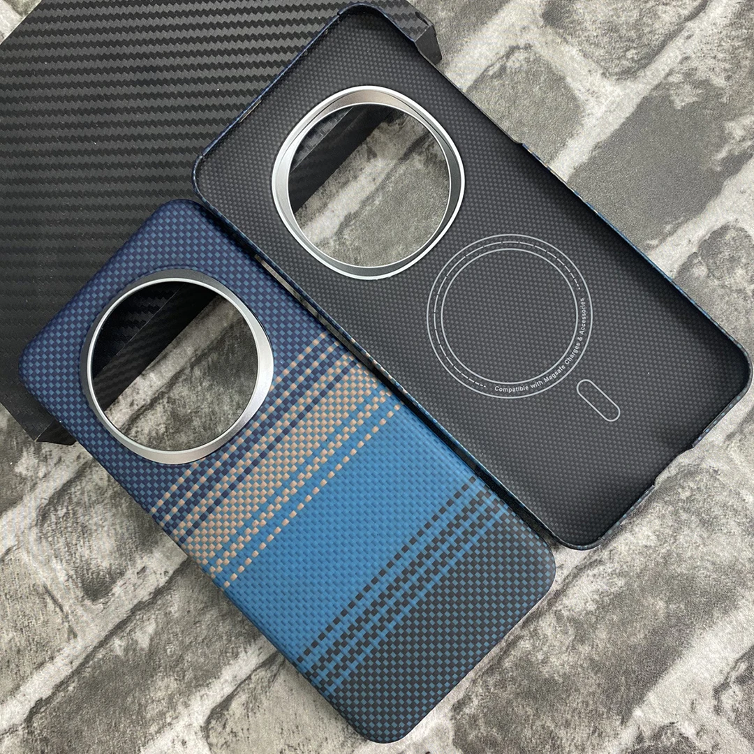 

Магнитный чехол для телефона из настоящего арамидного углеродного волокна для Honor Magic 8 7 Pro 5G Global Magic6 6Pro Magic7 7Pro 256/512 Magsafe