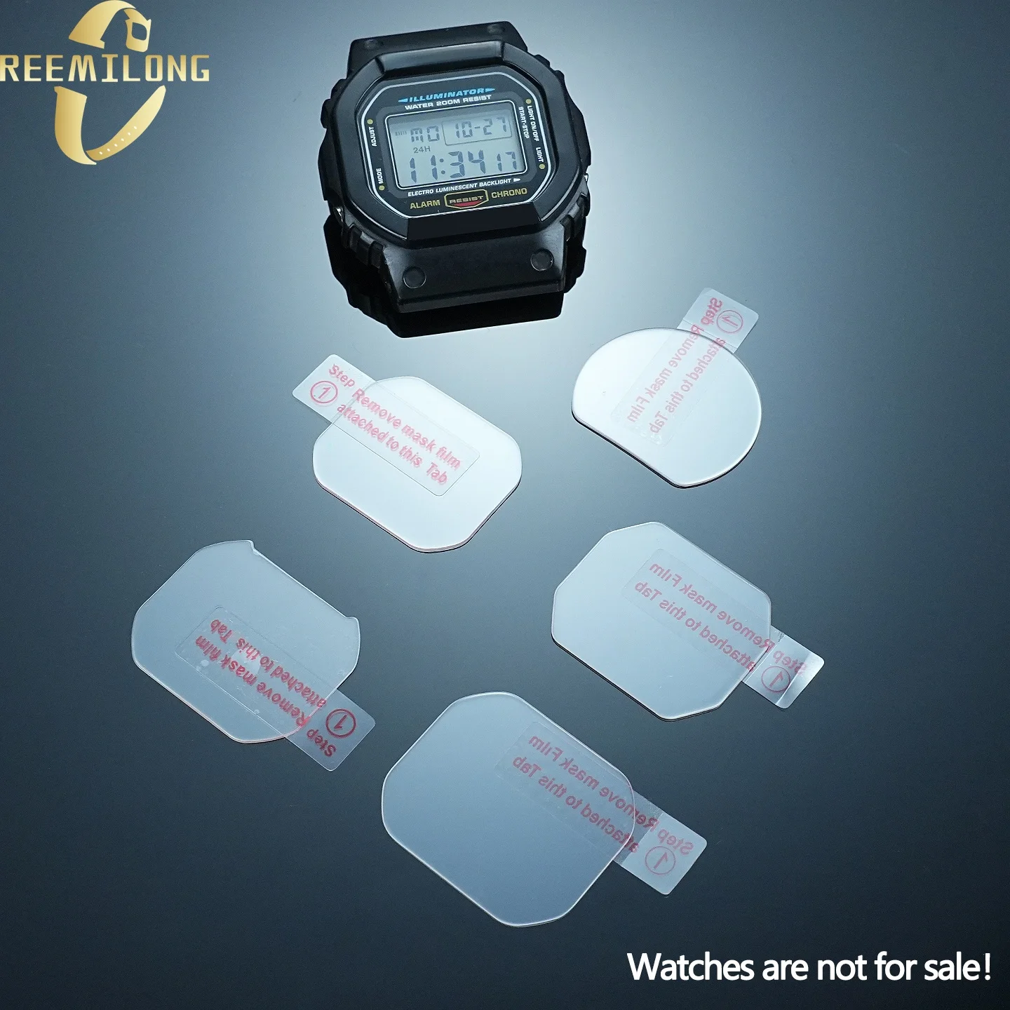 Película protectora de espejo de reloj para Casio Watch DW-5600/GBD-200/GMW-B5000/GW-6900/GX-56 Series película templada resistente a los arañazos