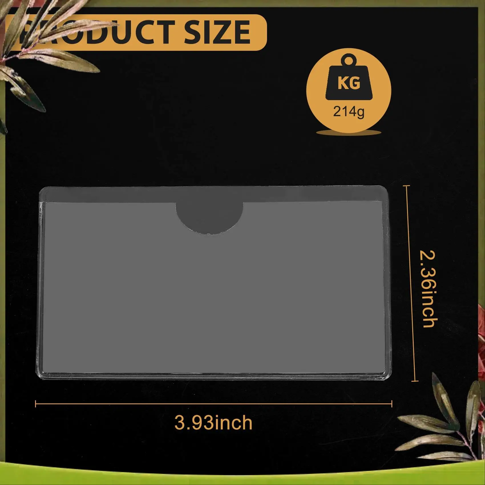 New-60Pcs Self-Adhesive Label Holder Card Pockets Label Holder Clear Library Card Holders With Top Open For Index Cards