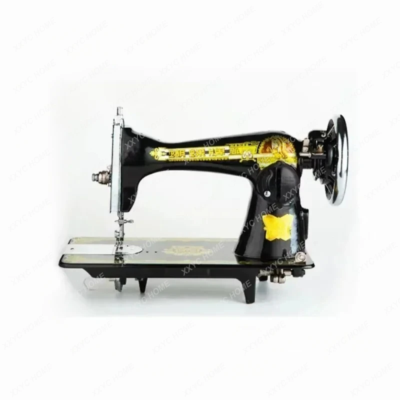 Portable Mini Sewing Machine Household Electric Old-fashioned Sewing Machines for Thick Thread Walking Foot Tailor Sewing Tools