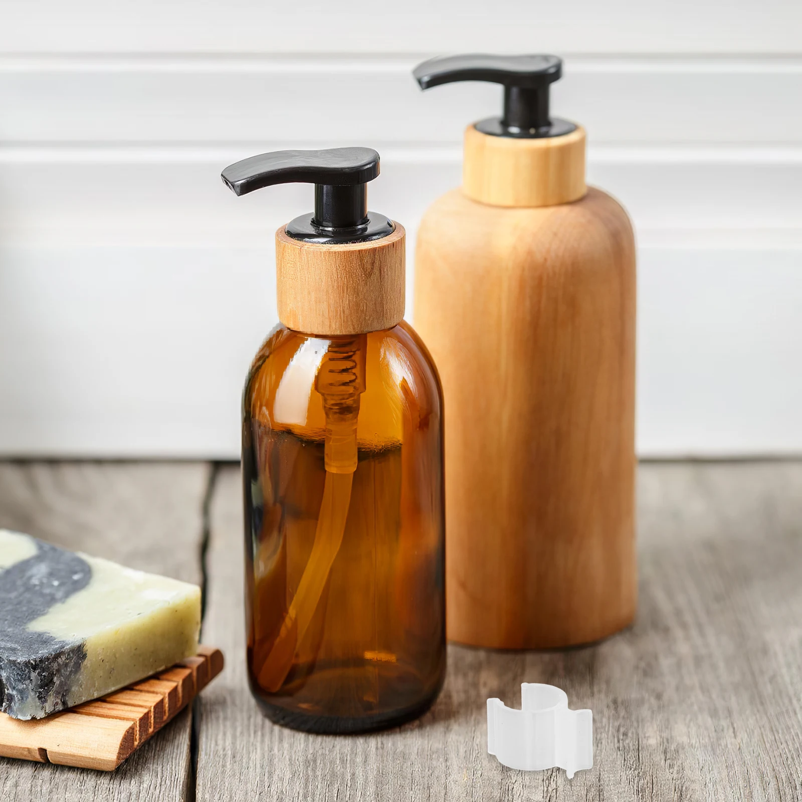 

50pcs Travel Makeup Remover Bottles Leakproof Cleansing Oil Dispenser Pump Clips Portable Shampoo Lotion Lock Buckle