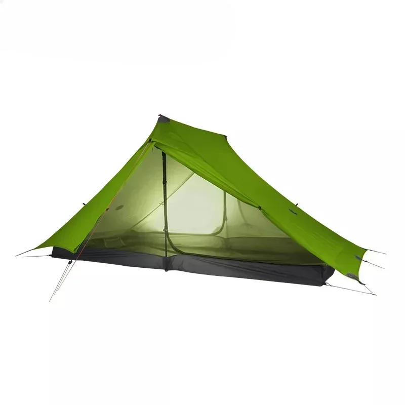 Camping Tent Ultralight 2 Person 4 Season Professional 20D Silicone Rodless Outdoor Tent for Hiking