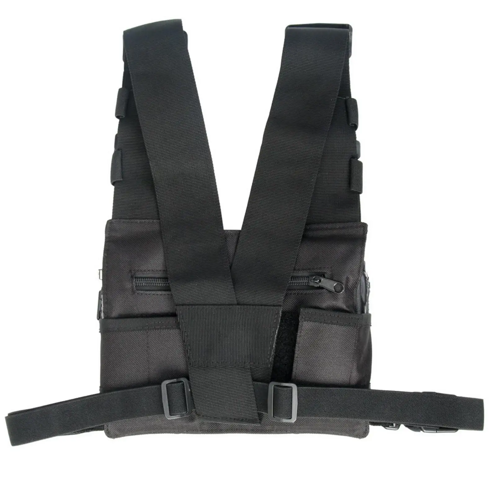 Radio Chest Harness Holder Vest Rig Two Way Radio Bag for Construction Sites