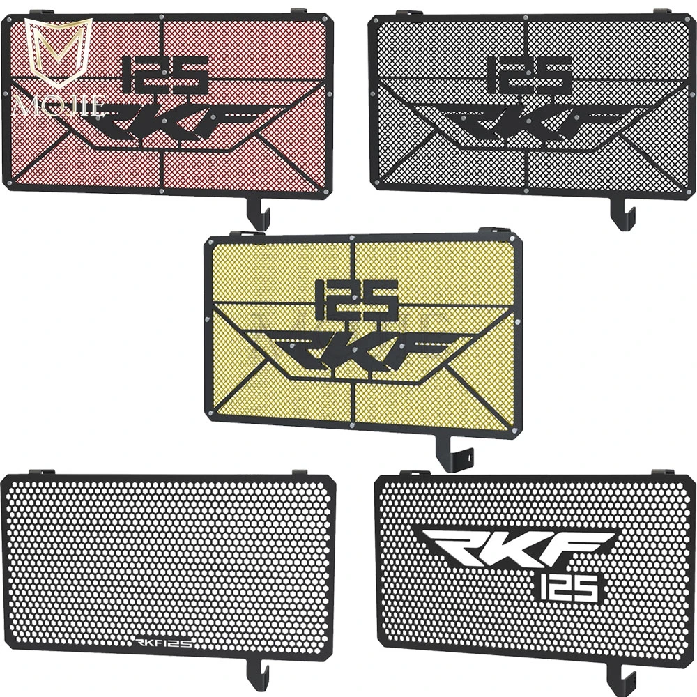 Motorcycle Aluminum Radiator Guard Grill Cover Oil Cooler Protector For Keeway RKF125 RKF125 2018 2019 2020 2021 2022 2023 2024