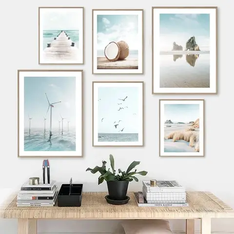 8 best sales strandväggkonst - №7