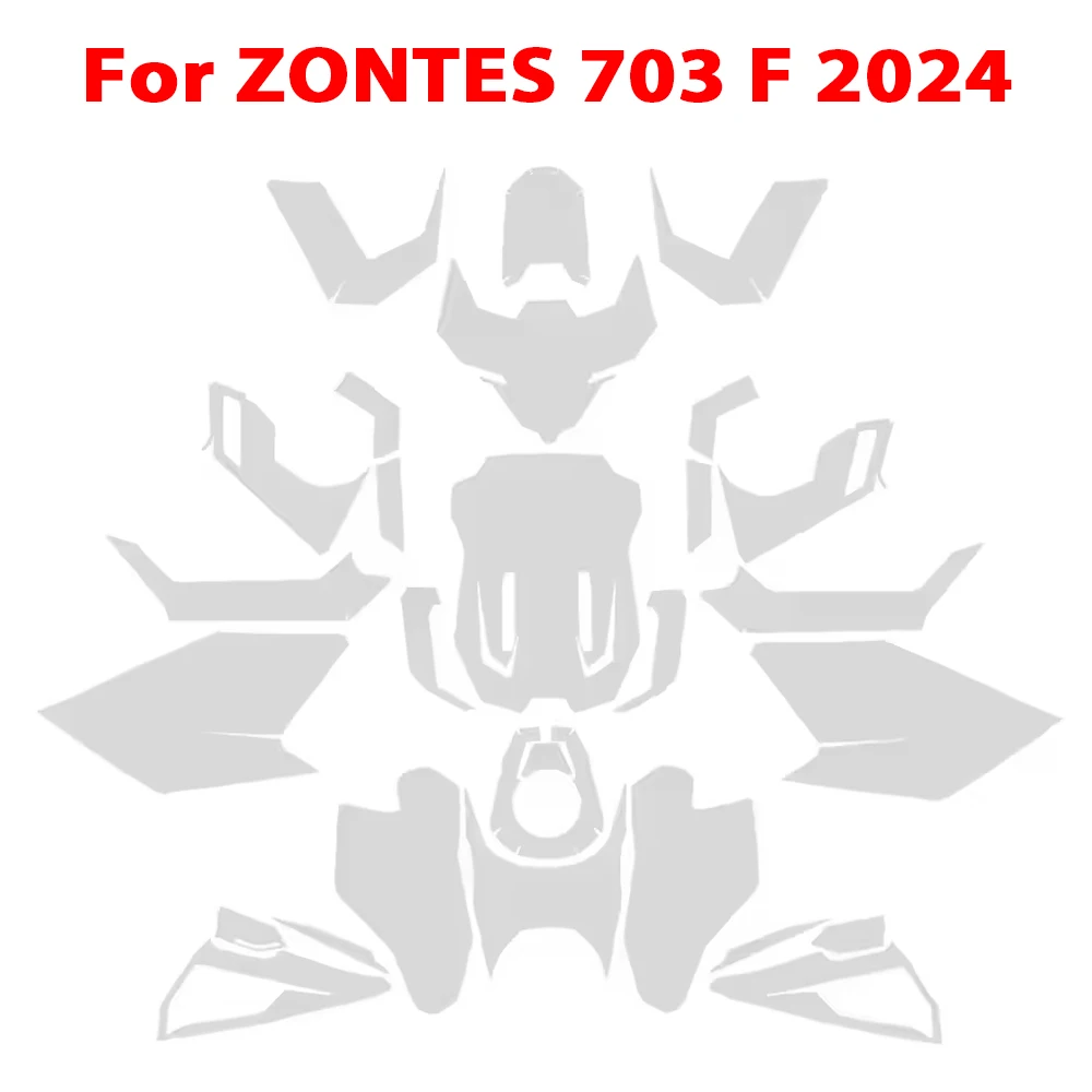 

Fit 703F TPU Protective Film PPF Paint Protective stickers Body kit For ZONTES 703 F Transparent Windshield Protection Film 2024