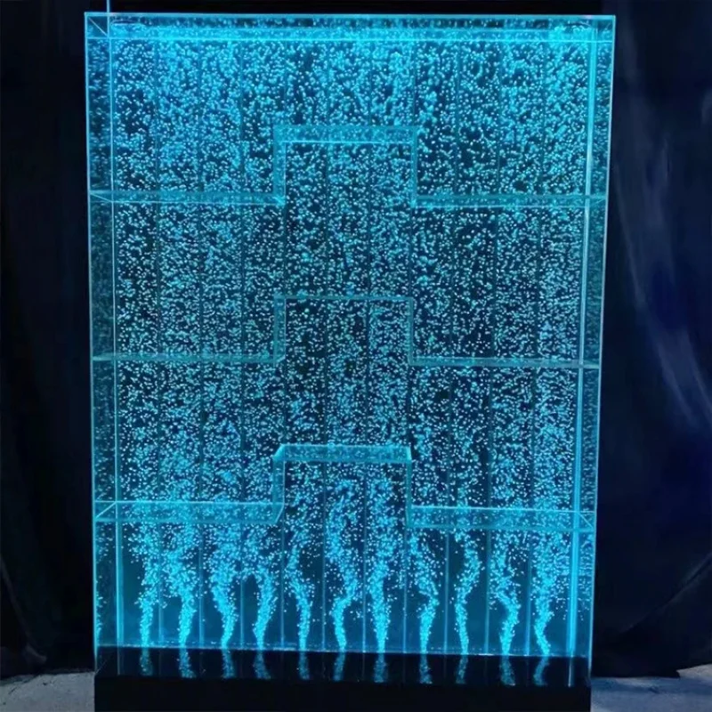 custom.Customizable Factory LED Speaker Glowing Audio Bubble Wall Waterfall Fountain Panel Technics - view 4