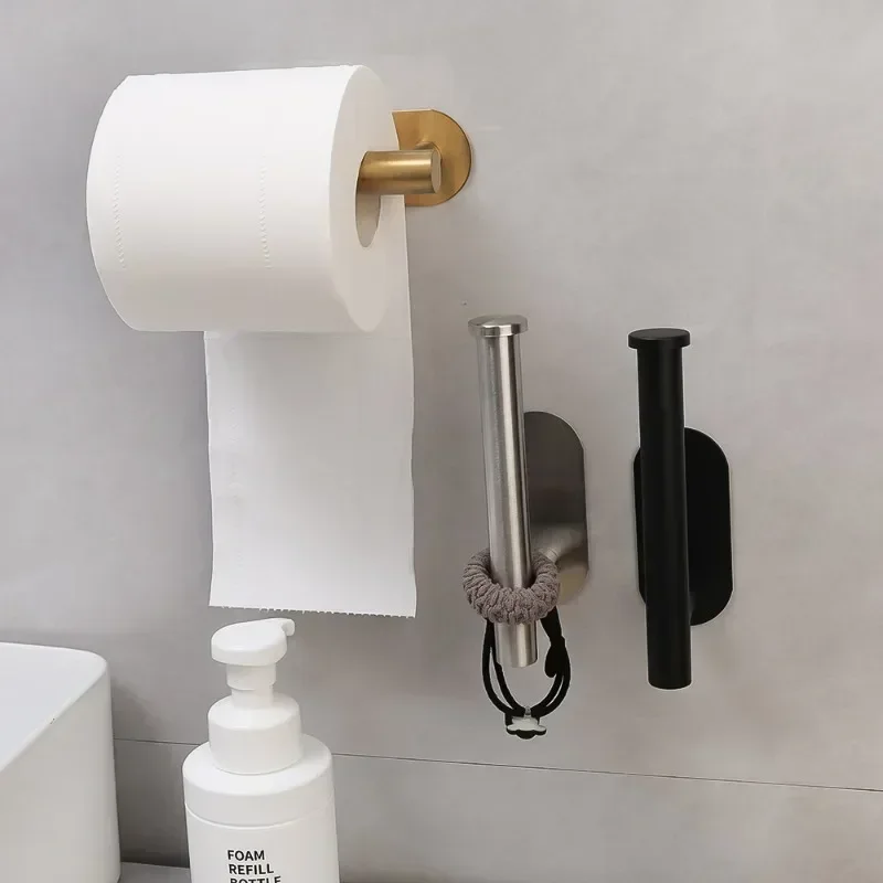Gold Stainless Steel Toilet Paper Holder 3