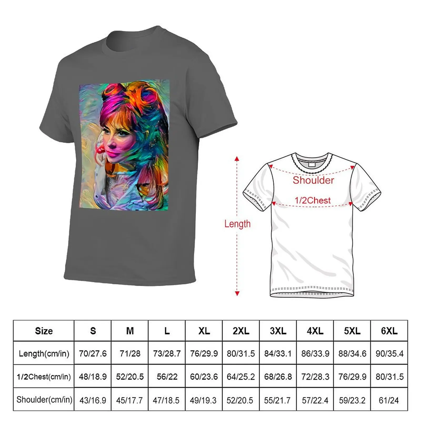 Mylène Farmer T-Shirt anime tshirt graphic t shirts for man T-Shirt