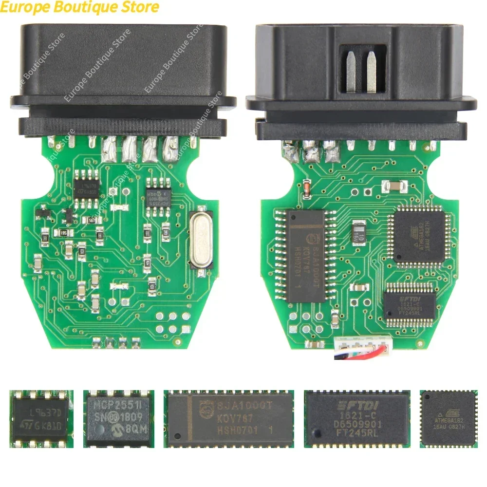 New VAG CAN PRO V5.5.1 with FTDI FT245RL VCP OBD2 Diagnostic Interface USB Cable Support Can Bus UDS K Line Works for AUDI/VW