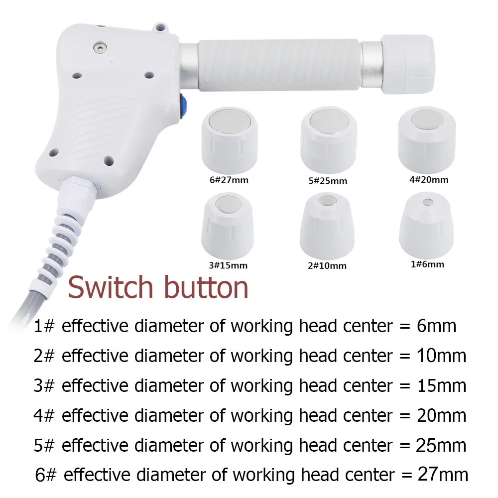 10Bar Pneumatic Shockwave Therapy Machine Erectile Dysfunction Pain Relieve Body Massage Professional Shock Wave Device