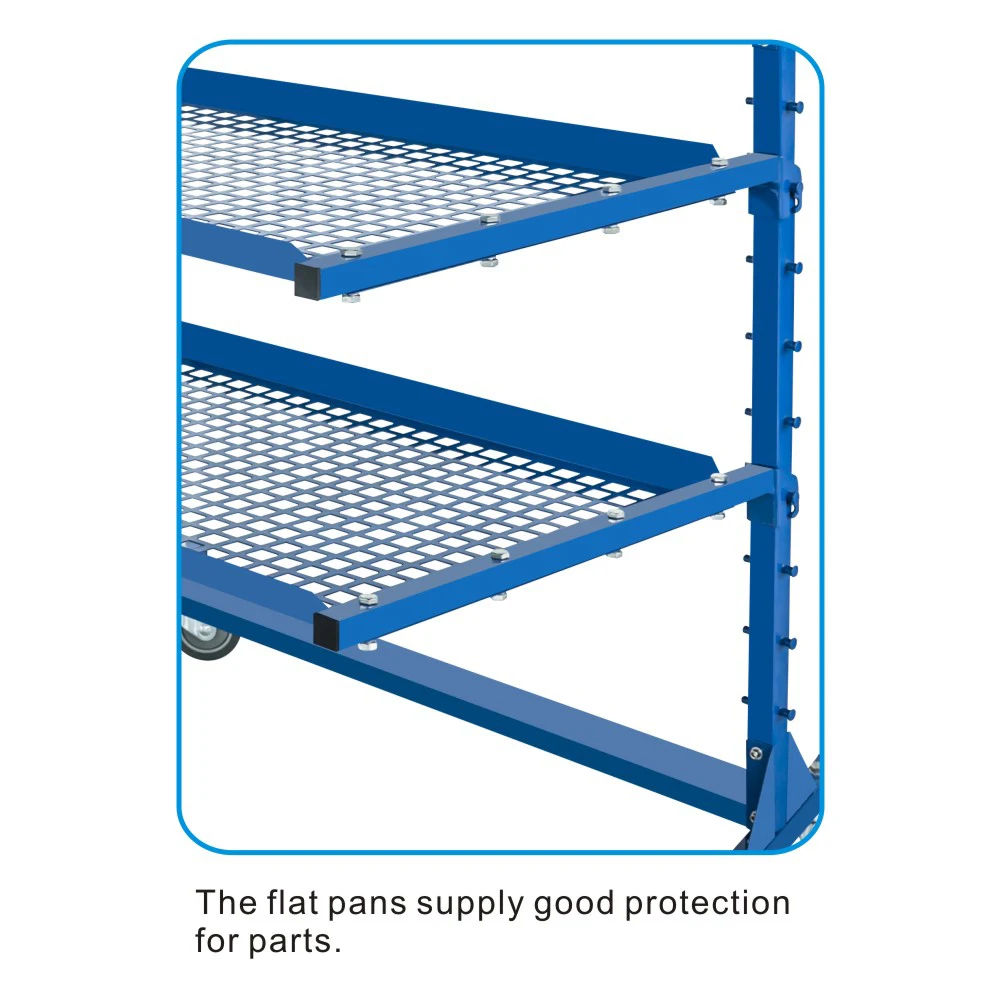 Storage rack Heavy parts cart Flexible multi-functional parts management