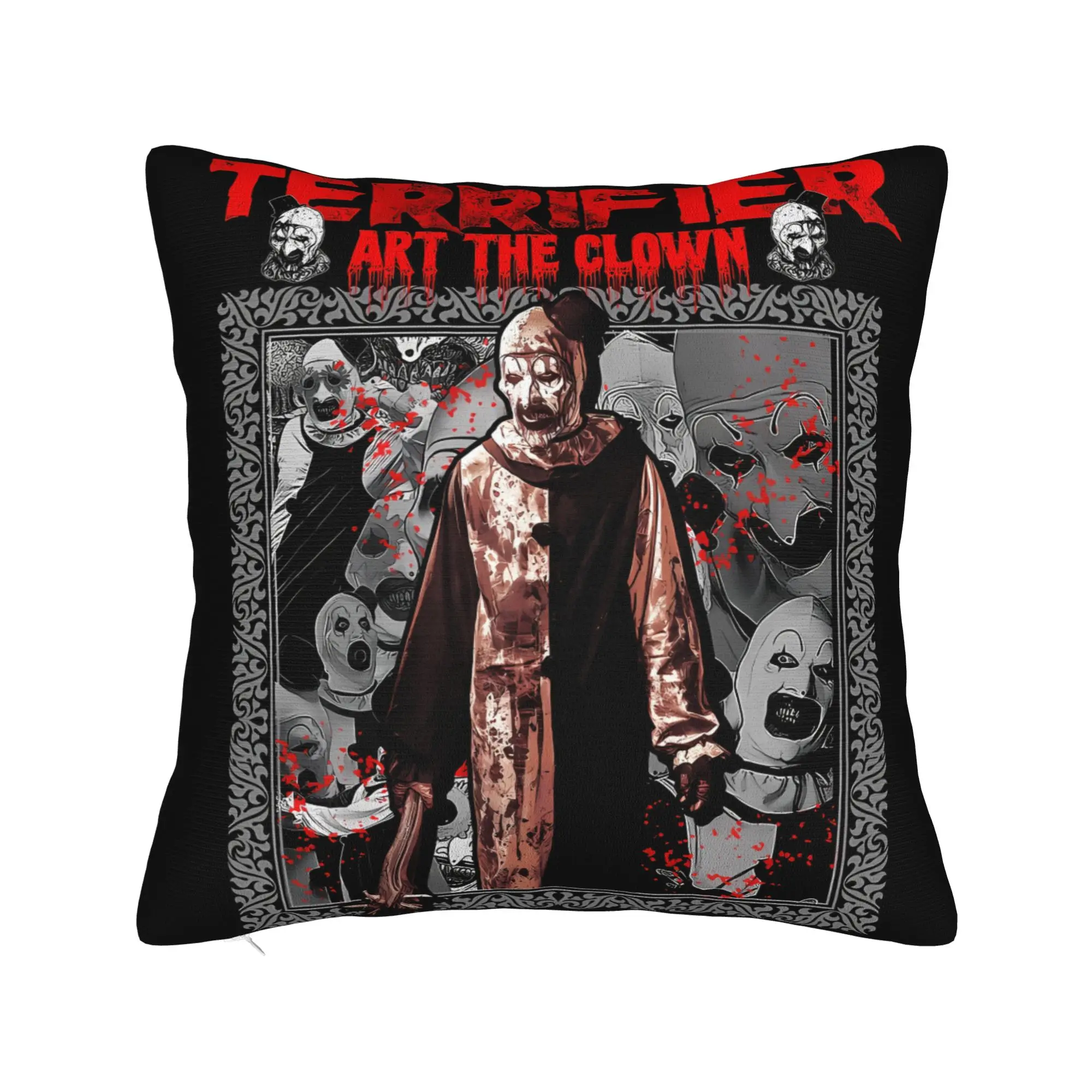 Pillow Case Terrifier Movie Comfy  Pillow Cover For Wedding Party Home Decor Morden Pillowcases