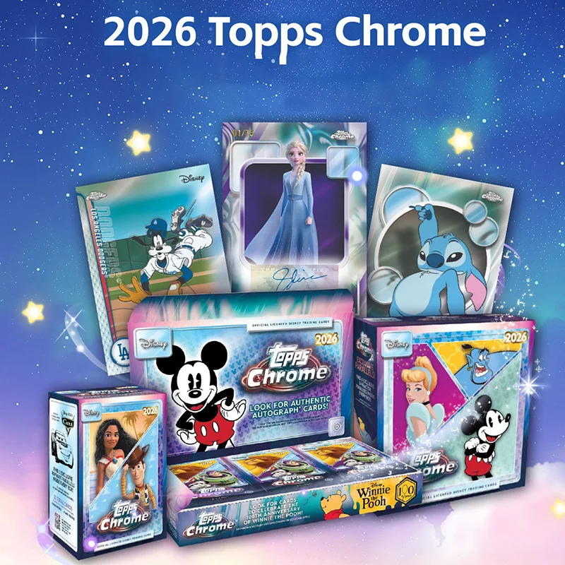 2026 Topps Chrome Disney Hobby Disney collectible card movie card blind box