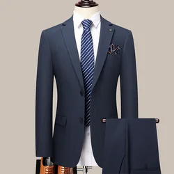 (156) Custom Men's Suits Autumn and Winter New Business Banquet Wedding Suits