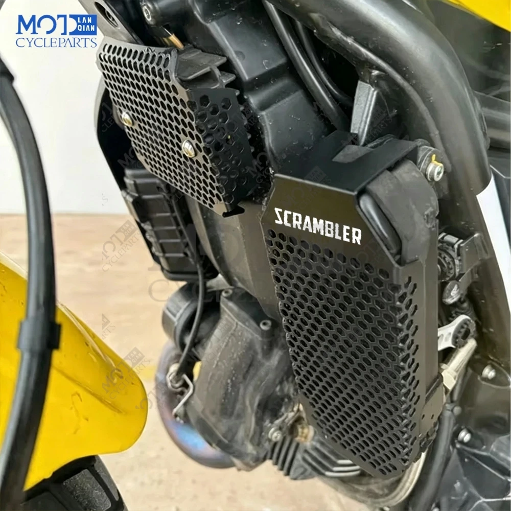 For Ducati Scrambler800 Scrambler 800 2015 - 2026 Voltage Regulator Rectifier Cover Grille Oil Cooler Guard Protector Protection