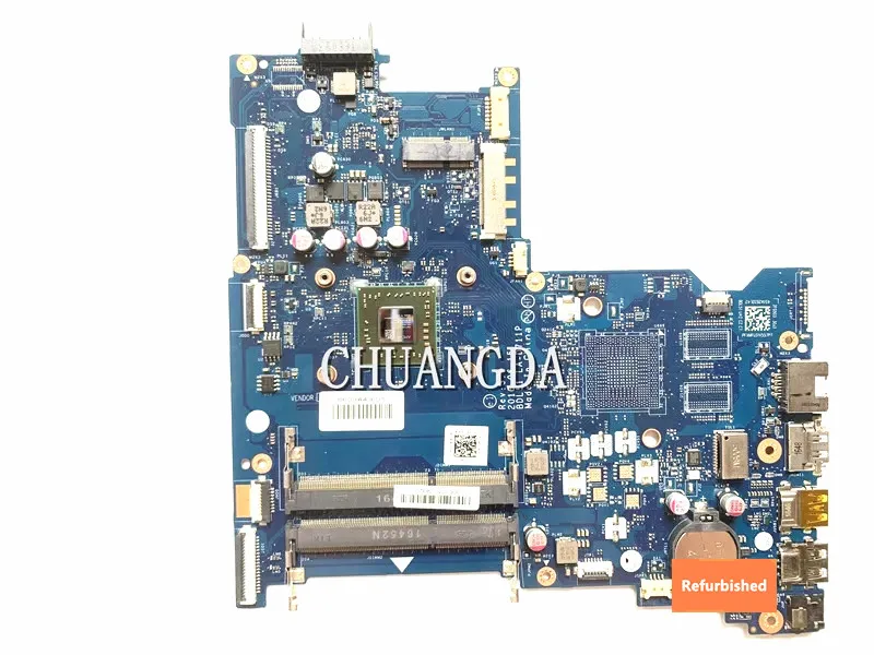 

Refurbished For Hp 15-BA Motherboard 854965-601 854965-501 854965-001 BDL51 LA-D711P REV:3.0 with A6 cpu on board tested