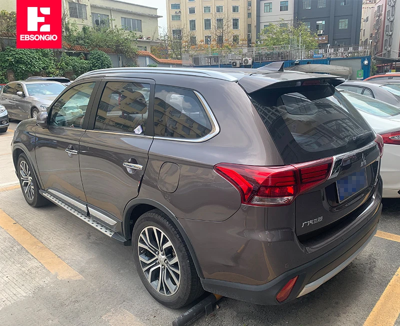High Quality ABS Plastic Unpainted Color Rear Roof Spoiler Tail Trunk Boot Lip Wing For Mitsubishi Outlander 2013-2020