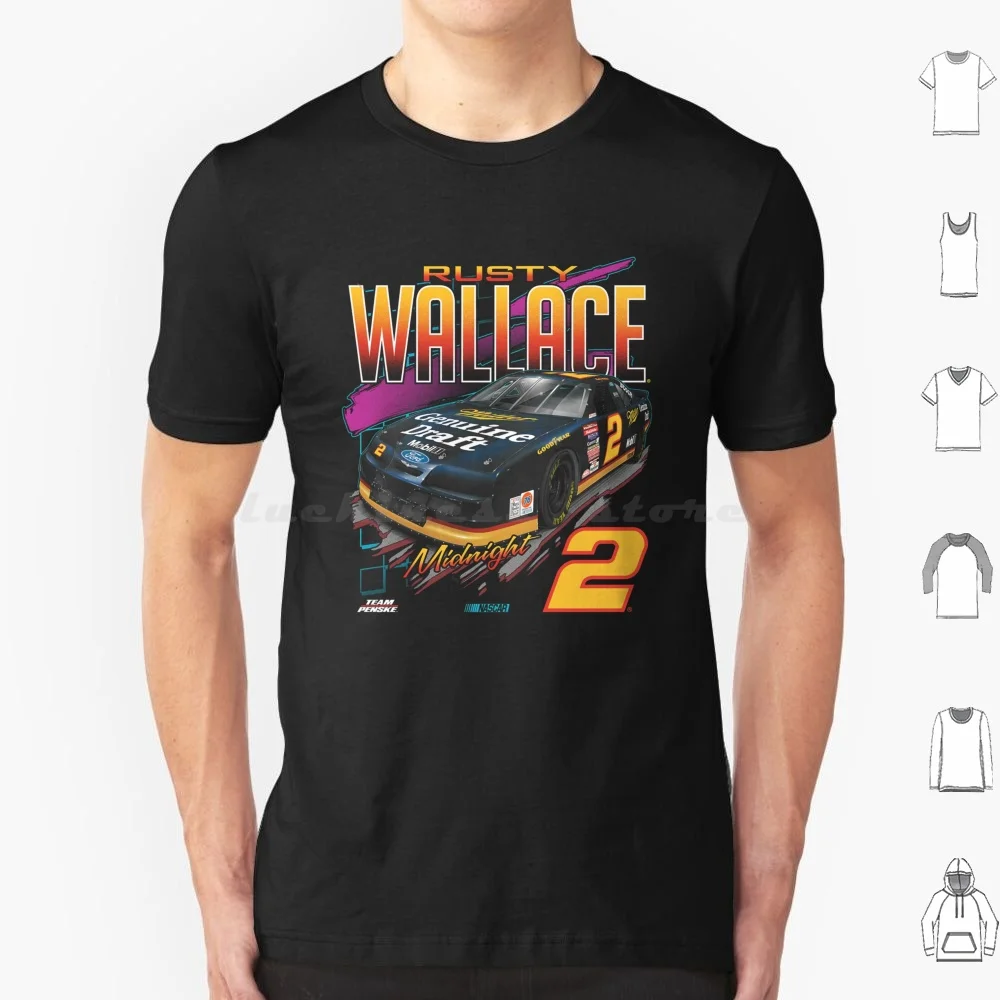 Rusty Wallace Black Vintage Car Best Black T Shirt 6xl Cotton Cool Tee Rusty Wallace Black Vintage Car Best Black