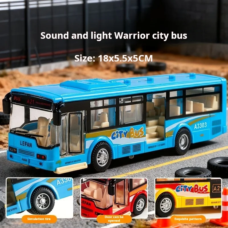 

1:64 легкая музыка, инерционная модель автобуса, откатные автомобили, имитация автобуса, высокое качество, устойчивые к падениям, развивающие игрушки, подарки