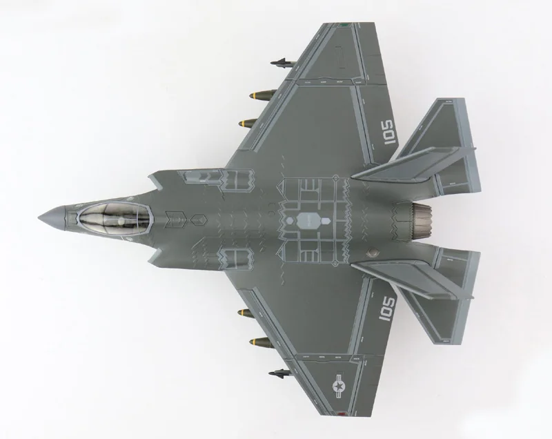 Fine HA6207 1/72 US F-35C F35 stealth fighter model VX-9 Navy  Alloy finished product collection model