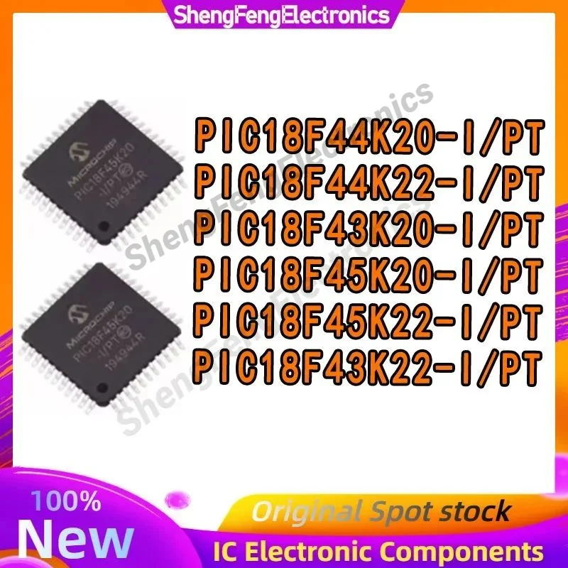 

PIC18F43K20-I/PT PIC18F43K22 PIC18F44K20 PIC18F44K22 PIC18F45K20 PIC18F45K22 PIC18F PIC18 PIC IC MCU Chip TQFP-44 in stock
