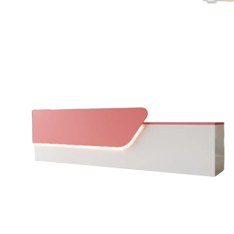 Cashier Table Reception Counter Hairdressing Modern Simple Reception Desks Beauty Center Mostrador Recepcion Counter Furniture