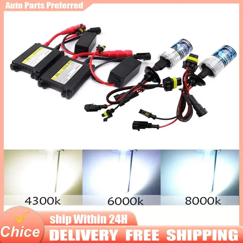 

New 35/55W H7 Xenon Kit H1 H3 H11 H8 H9 9005 9006 H4 HIGH Low Hid Headlight 880 881 Hb4 Hb3 Fog Light 6000k