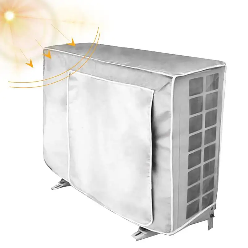 

Outdoor Air Conditioning Cover Insulated AC Cover With Sun Protection Outer Units Protective Cover For Dirt Hailstone Rain