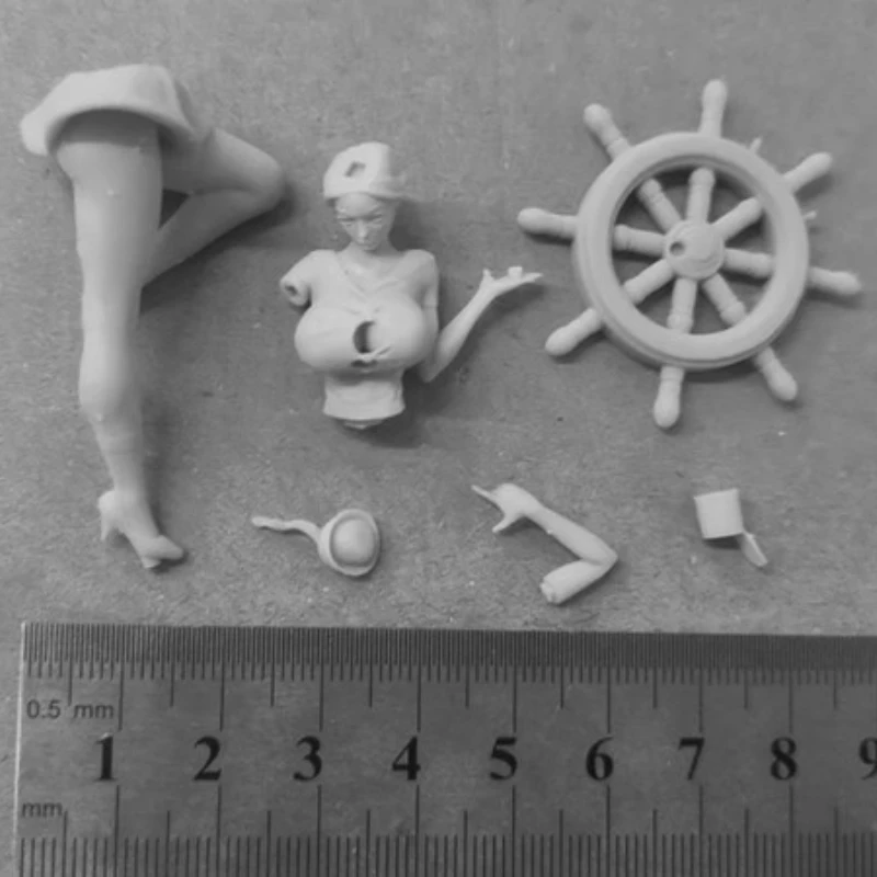 

1/35 Scale Resin Figure Sailor Girl Assembled Model Kit Statue Unassembled and Unpainted 3D printing toy