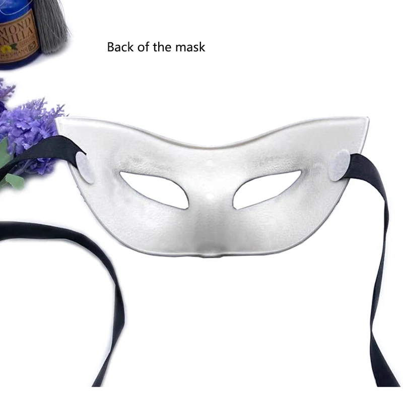 Máscara de mascarada de caballero Sexy para hombre y mujer, disfraz de fiesta de Halloween, accesorios de decoración de boda, blanco y negro