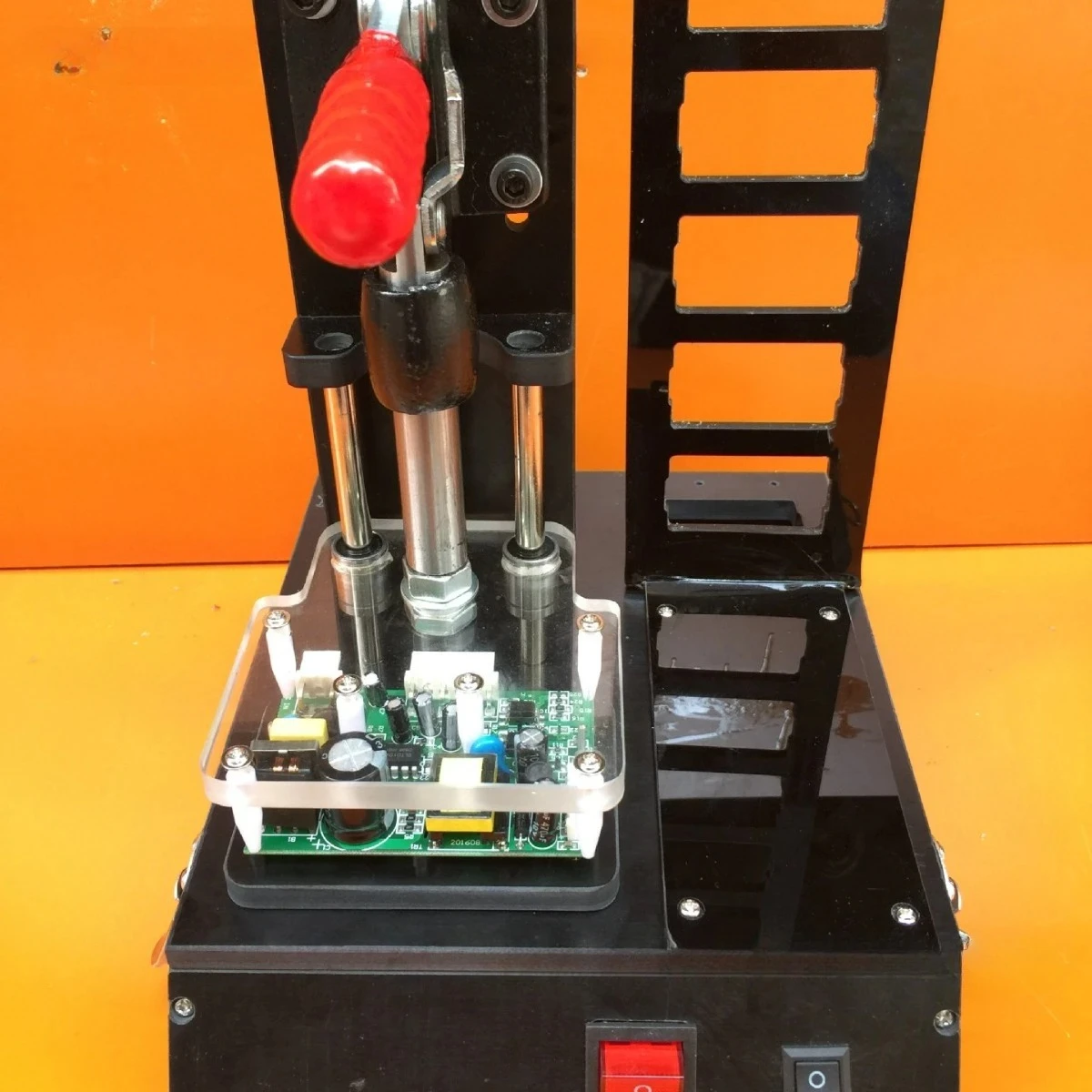 Manufacturer produces PCBA board function test rack