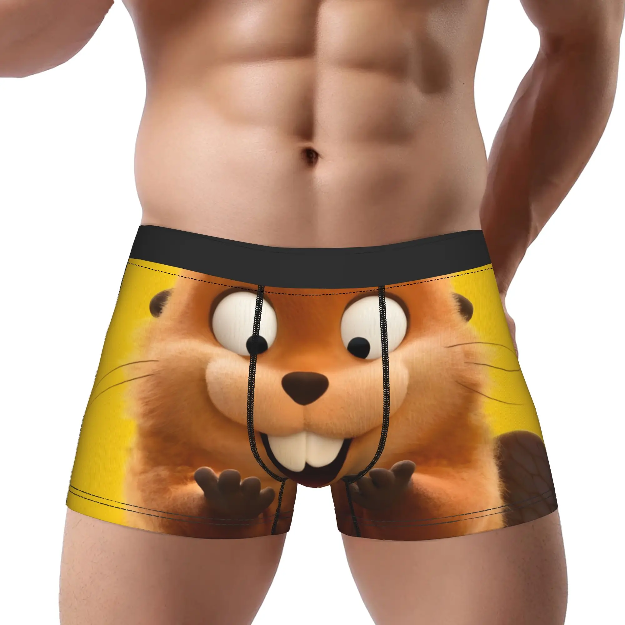 

1piece Hoppers Mabel Cute Cartoon Underpants Homme Panties Male Underwear Ventilate Shorts