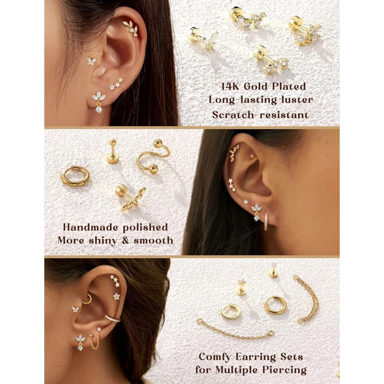 Bobisty Kraakbeen Oorbellen vo - Women Accessories Jewelry recensie en prijs