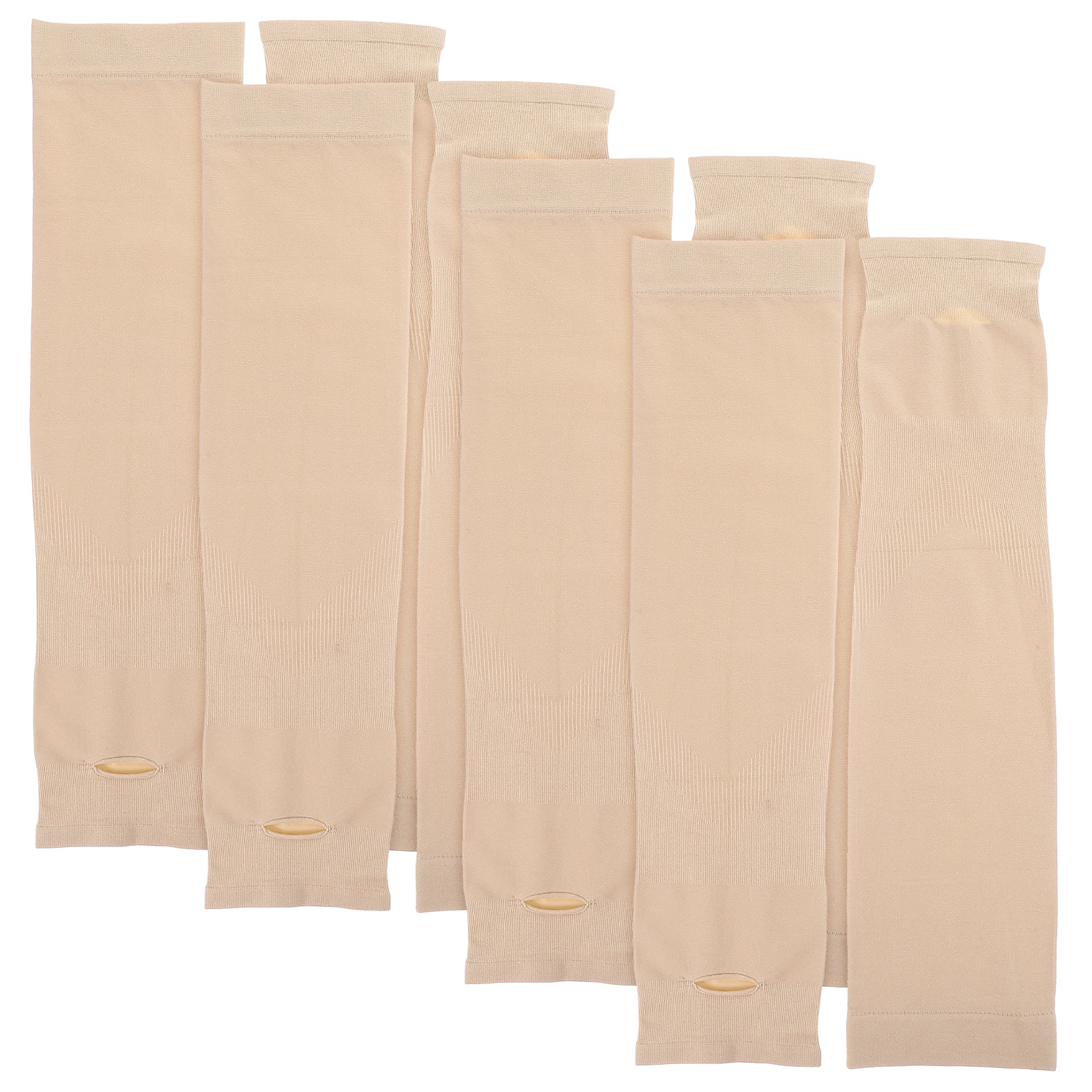 

4pcs Sun Protection Sleeve Arm Covers Uv Resistant Elastic Skin-Fit Cycling Running Outdoor Sports Sleeve Cuff Gloves Summer