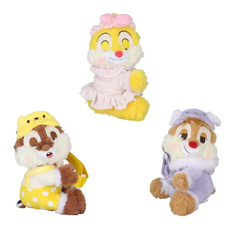 Japanese New Chipmunk Odd Chip An 'Dale Pajama Robe Curtain Strap Cute Plush Toy Cartoon Doll Christmas Birthday Girls Gift