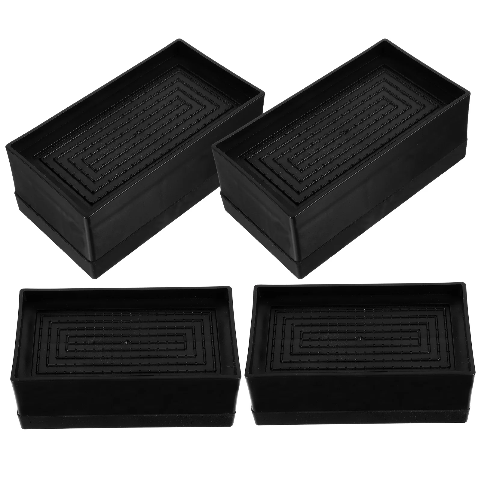 4Pcs Furniture Foot Pads Tpu Slipping Resistant Bed Risers Couch Chair Table Riser Pads Protective Furniture Coasters
