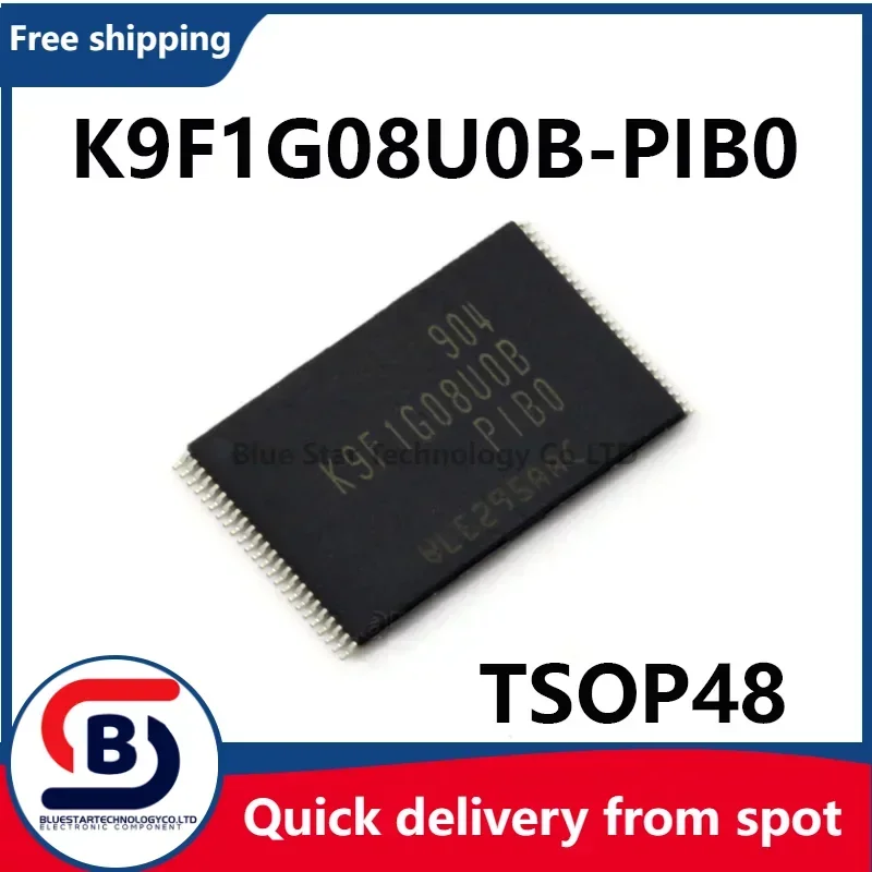 Free Shipping 10-50pcs/lots K9F1G08U0B-PIB0 K9F1G08UOB-PIBO K9F1G08U0B 9F1G08U0 9F1G08U0B flash memory chip In stock