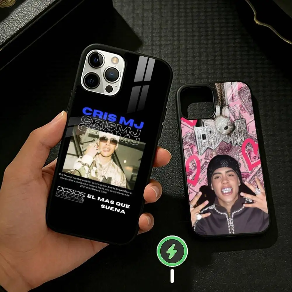 C-Cris M-MJ Singer Phone Case For iPhone 17,16,15,14,13,12,Plus,Pro,Max For Magnetic Wireless Charge