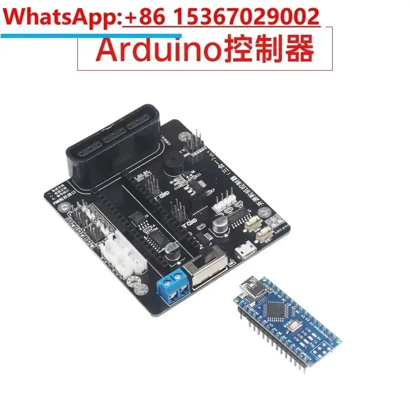 open-source-6-way-servo-controller-robot-robotic-arm-motherboard-51-stm32-compatible-with-arduino-bus